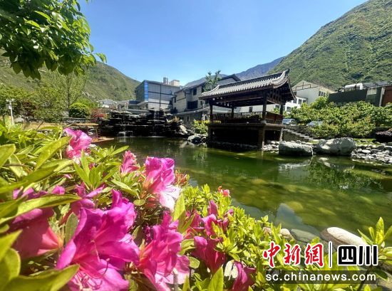 汶川精品民宿外景。汶川縣委宣傳部供圖