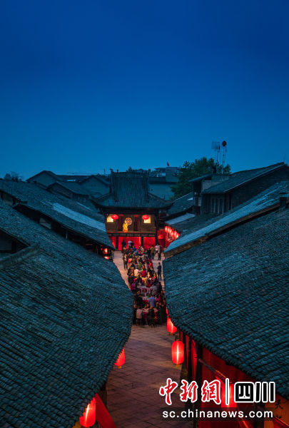羅城古鎮(zhèn)。(犍為縣文化體育和旅游局 供圖)