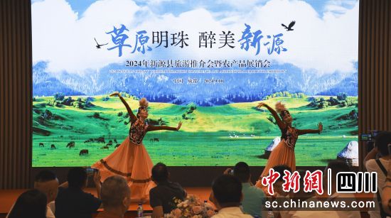 推介會現(xiàn)場。新源縣文旅局 供圖