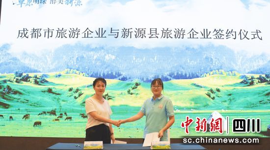 推介會現(xiàn)場。新源縣文旅局 供圖
